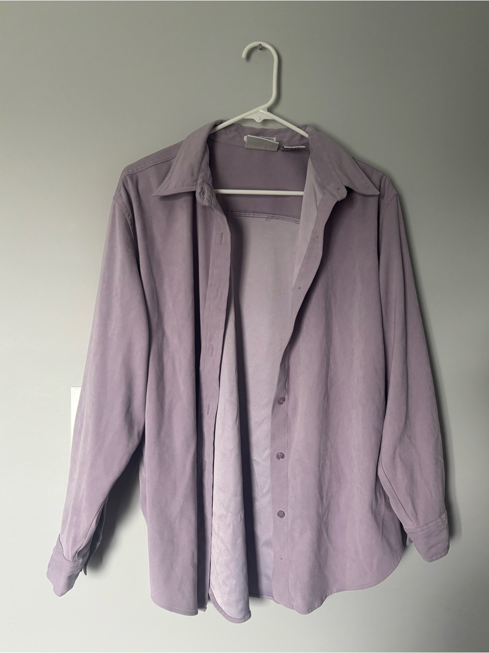 bill blass Lavender Button-Up Lightweight women's Shirt Jacket